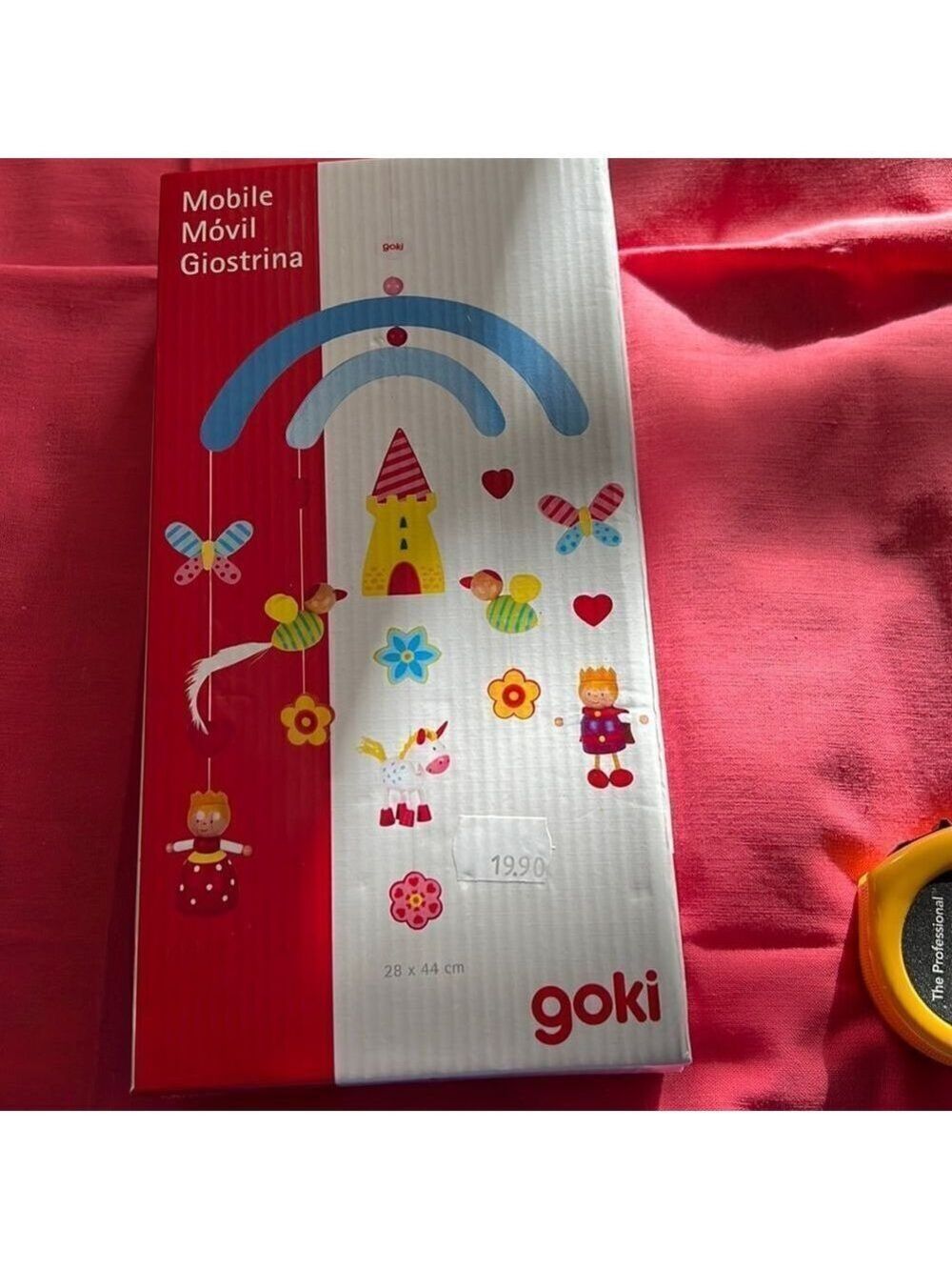 Goki Mobile with castle motif 28x44 cm